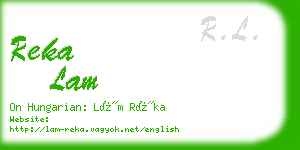 reka lam business card